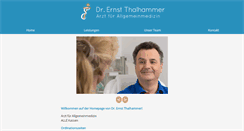Desktop Screenshot of dr-thalhammer.eu