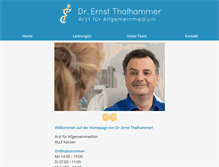 Tablet Screenshot of dr-thalhammer.eu